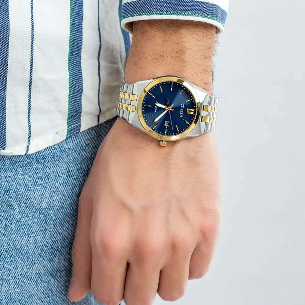 Citizen Citizen Eco-Drive BM7334-66L мужские часы синий циферблат на запястье