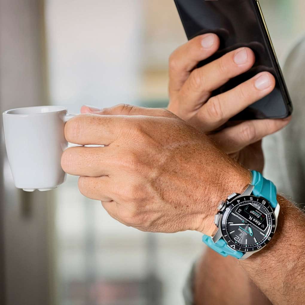 Festina Festina Connected D F23000/5 мужские часы черный циферблат на запястье