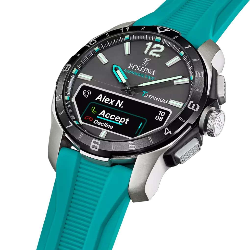 Festina Festina Connected D F23000/5, connected испания мужские часы на браслете силикон боковой вид