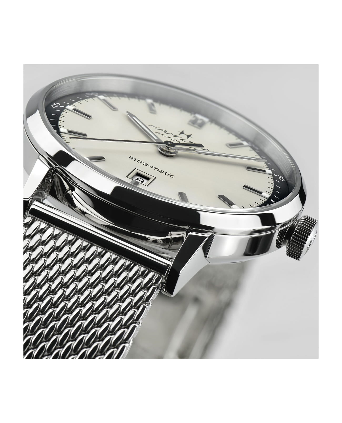 Hamilton Hamilton American Classic Intra-Matic Auto H38425120 , наручные мужские часы фото под углом