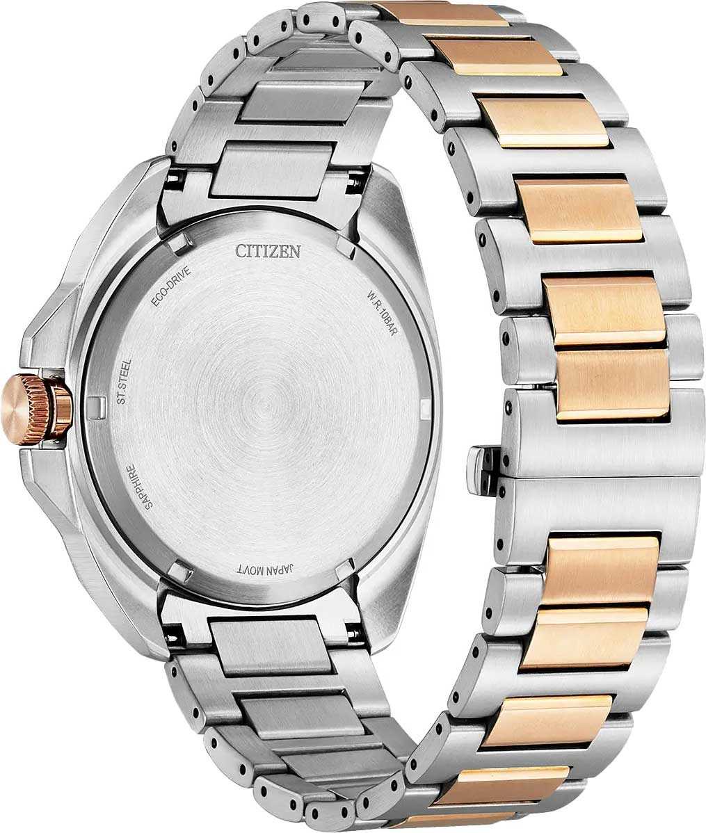 Citizen Citizen Eco-Drive AW1726-55L, eco-drive япония мужские часы на браслете нержавеющая сталь с ip-покрытием боковой вид