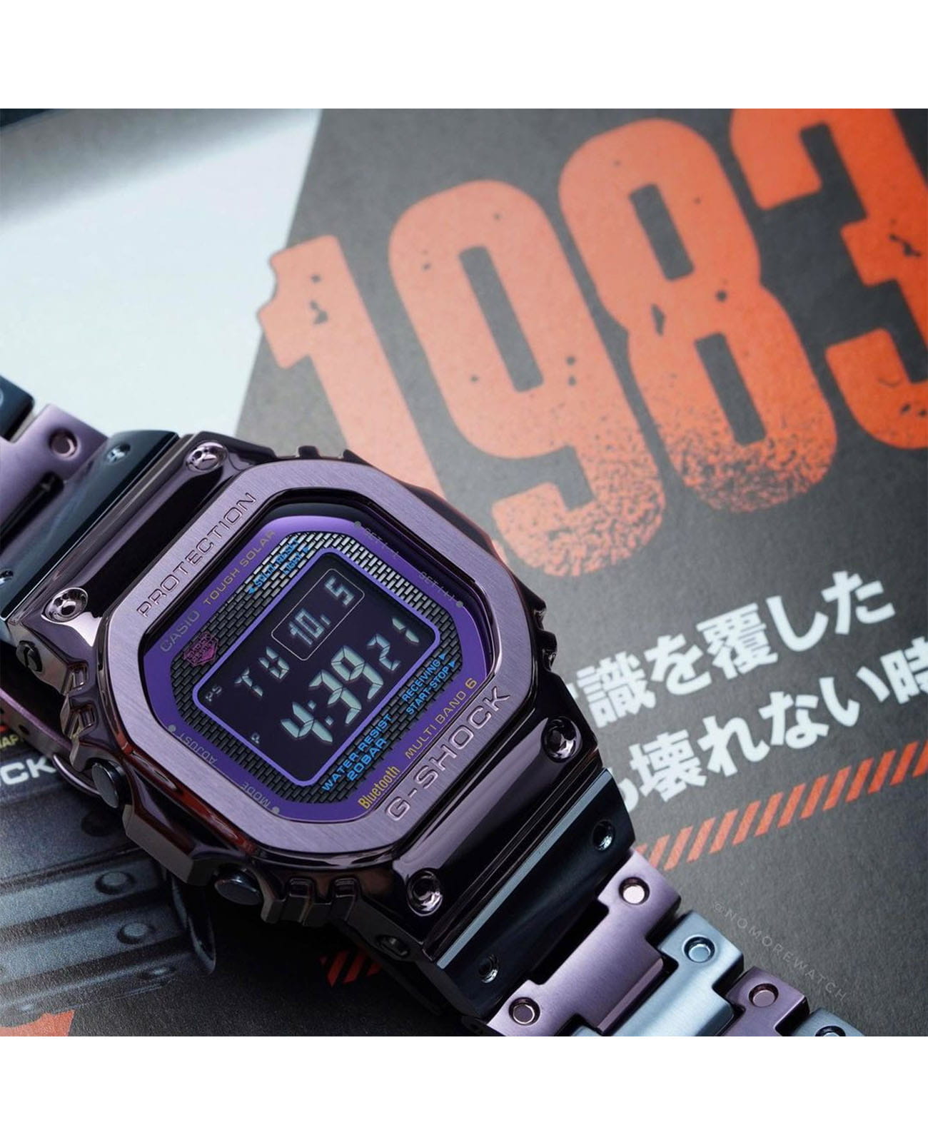 Casio Casio G-Shock GMW-B5000PB-6 лимитированной серии — детали корпуса и сталь с ip покрытием