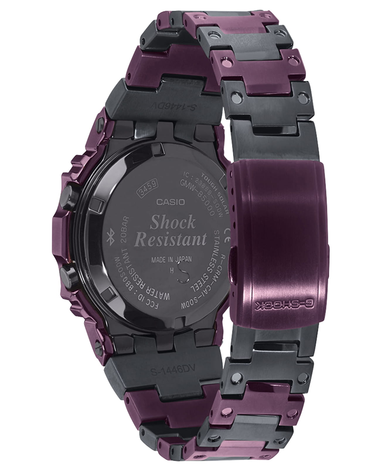 Casio Casio G-Shock GMW-B5000PB-6 электронные мужские часы часы крупный план  циферблата