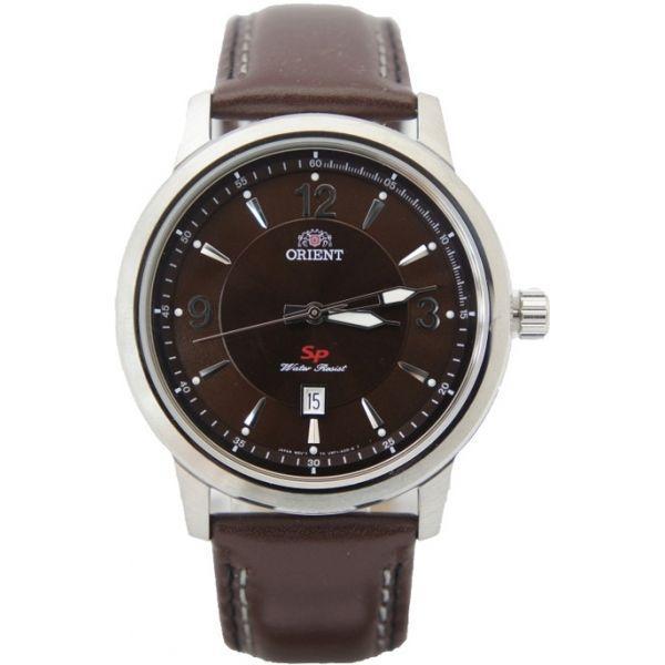 Orient Orient UNF1009T (FUNF1009T)  FUNF1009T  мужские часы  циферблат, браслет кожаный — вид спереди
