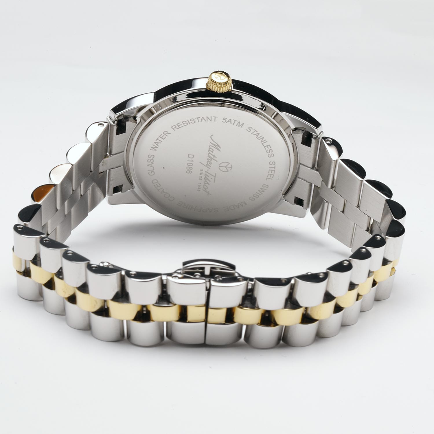 Mathey-Tissot Mathey-Tissot Artemis D10860BYV  - задняя крышка металл сталь корпуса, швейцария часы