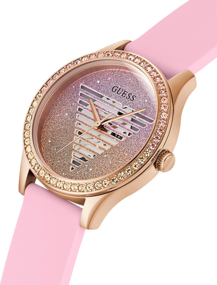 Guess Guess Lady Idol GW0530L4 кварцевые женские часы часы крупный план розовый циферблата