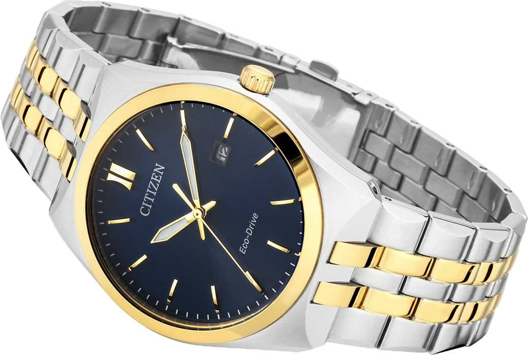 Citizen Citizen Eco-Drive BM7334-66L, eco-drive япония мужские часы на браслете нержавеющая сталь с ip-покрытием боковой вид