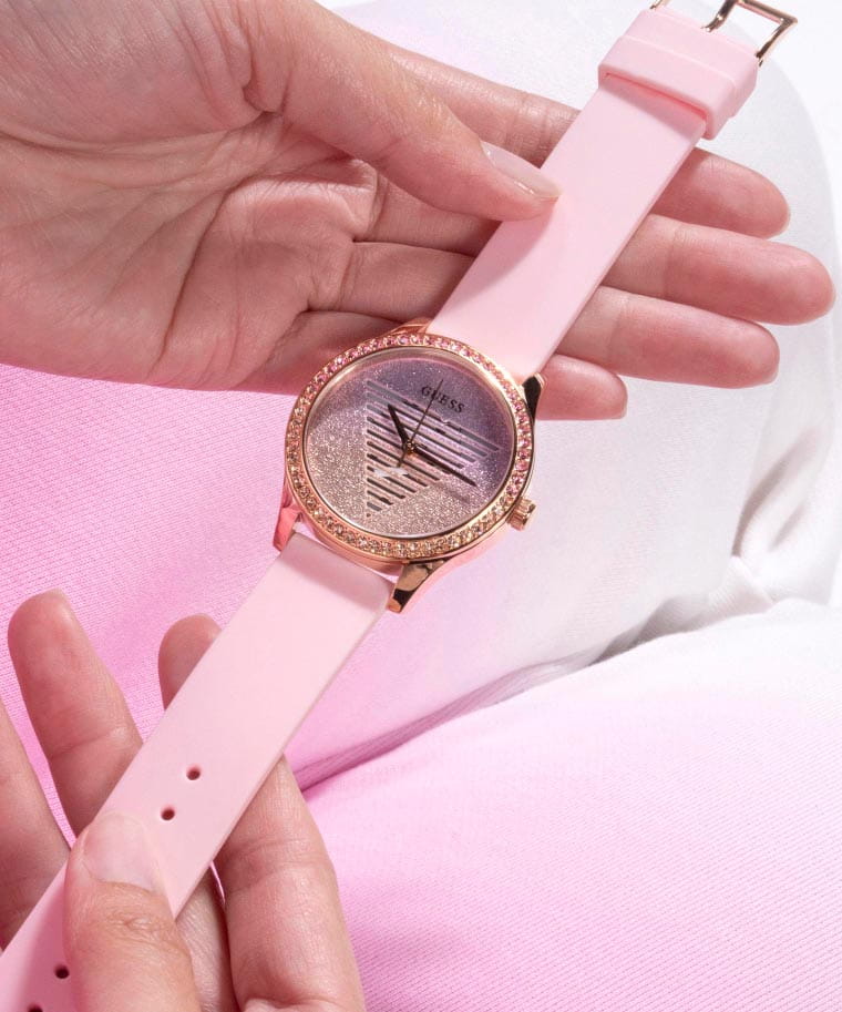 Guess Guess Lady Idol GW0530L4 женские часы розовый циферблат на запястье