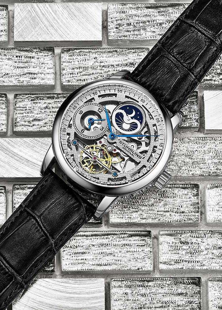 Stuhrling Stuhrling Legacy 3917.1 мужские часы серебристый циферблат на запястье