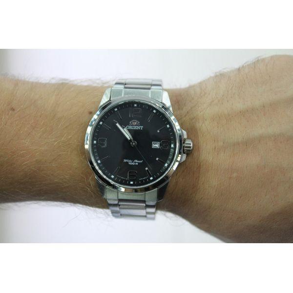 Orient Orient UNF6001B (FUNF6001B)  мужские часы часы крупный план черный циферблата