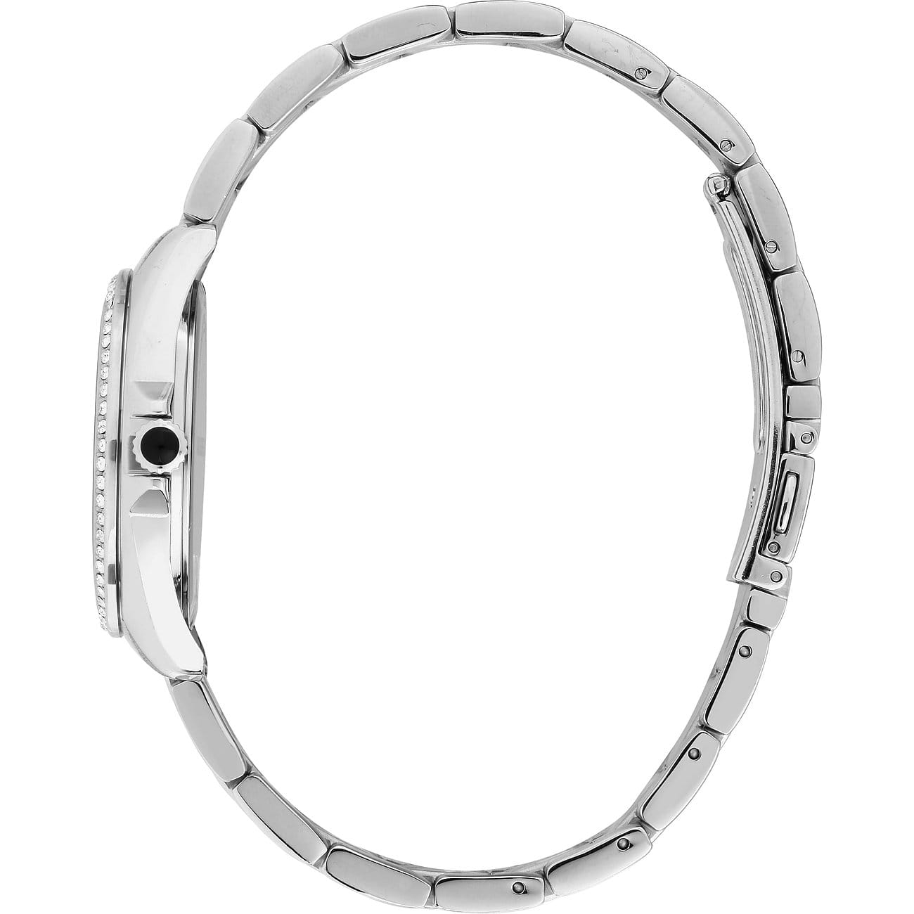 Karl Lagerfeld Karl Lagerfeld Round Essentials R0553101511,  сша женские часы на браслете нержавеющая сталь боковой вид