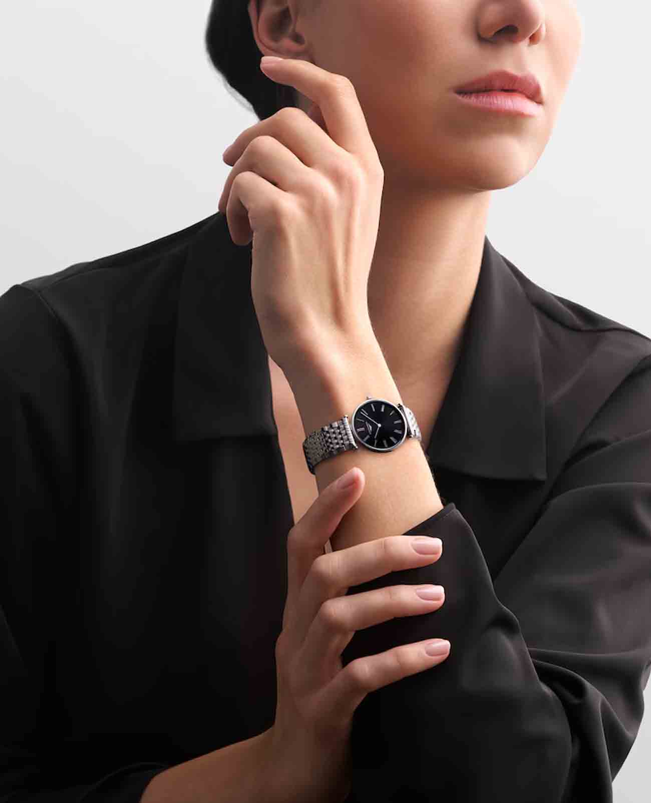 Оригинальные часы Longines Longines La Grande Classique L4.512.4.51.6 кварцевые калибр механизма l420 (на основе eta 282.001) общий вид