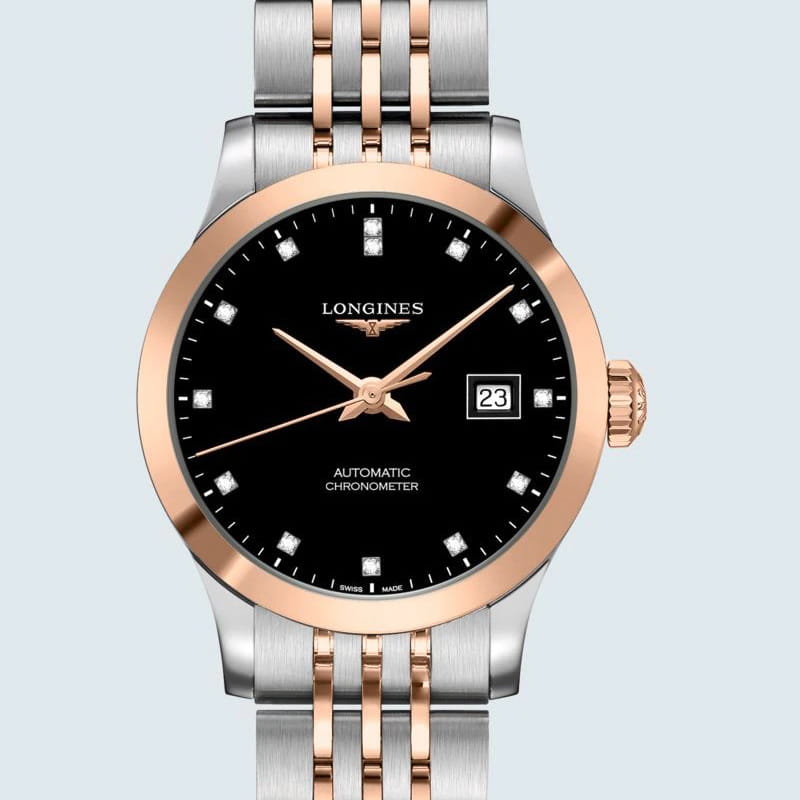 Longines Longines Record Collection L2.321.5.57.7 , наручные женские часы фото под углом