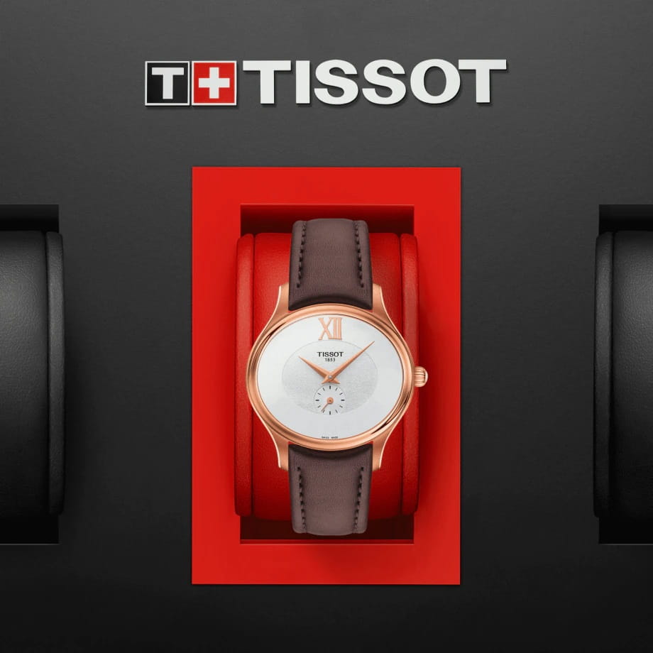 Tissot Tissot Bella Ora T103.310.36.033.00, t-lady швейцария женские часы на браслете кожаный боковой вид