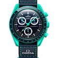 Часы Swatch x Omega Bioceramic Moonswatch Mission on Earth: Polar Lights SO33L103