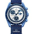 Часы Swatch x Omega Bioceramic Moonswatch Mission to The SuperBlue Moonphase SO33N700